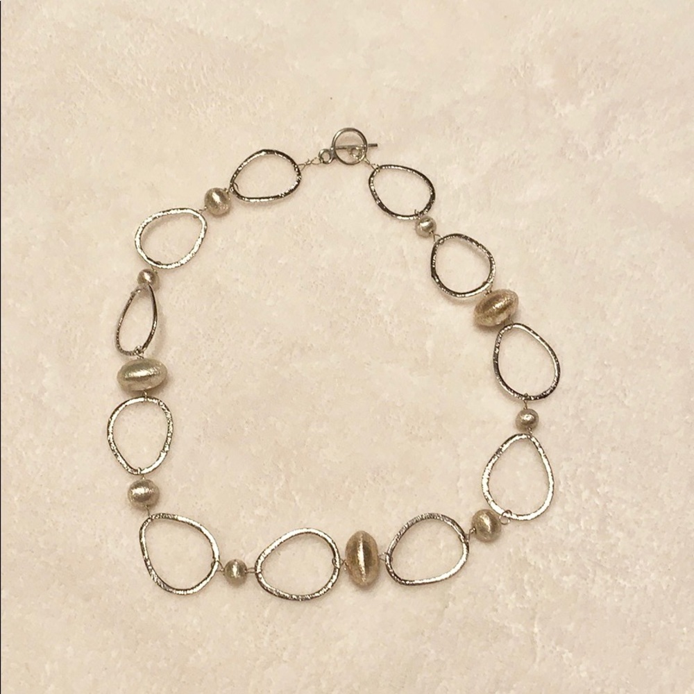 NWOT Link and Bead Necklace